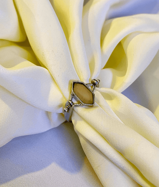 Classic Golden Glow Stone Ring