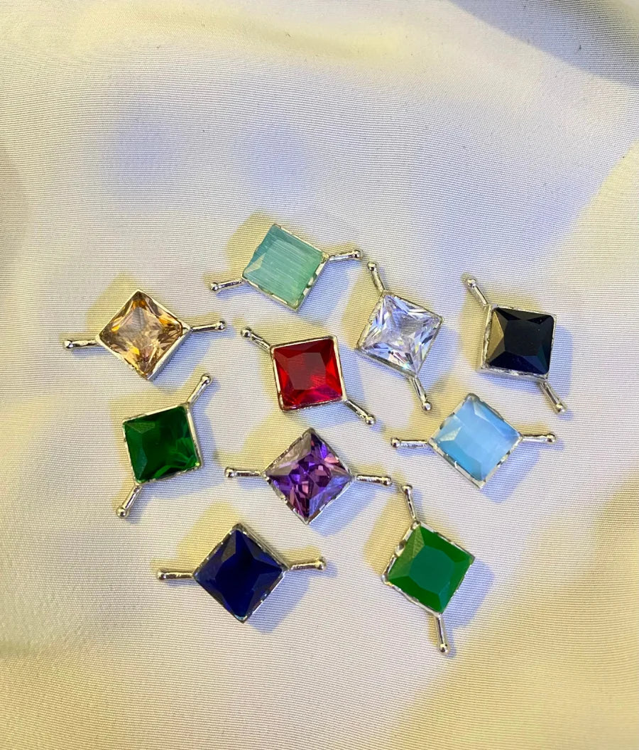 Crystal Ring 7 different Stones