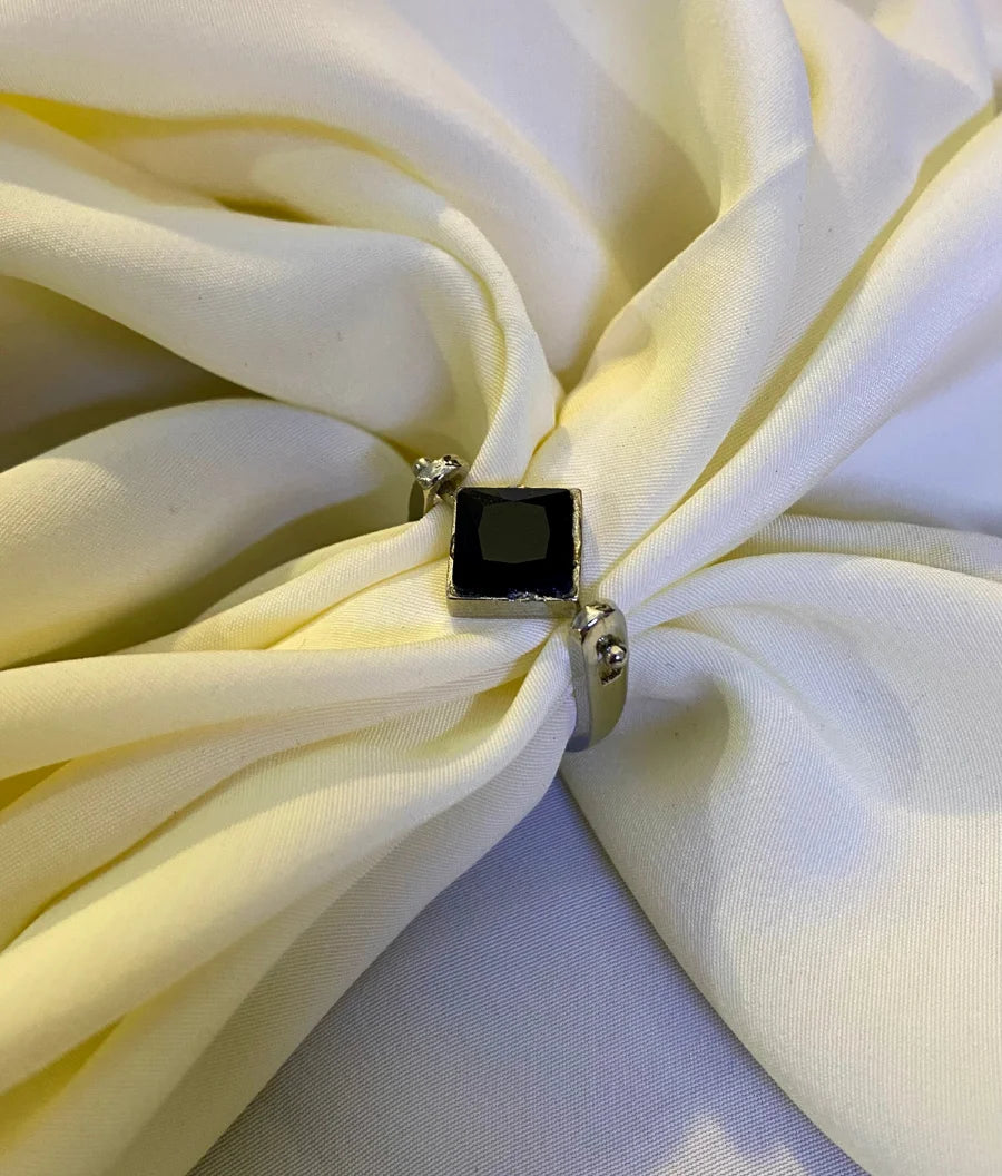 Crystal Moon shadow Stone Ring