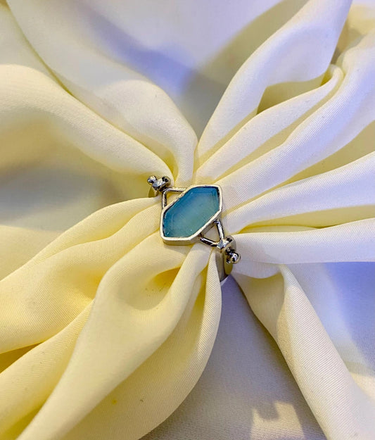 Classic Mist Sky Stone Ring