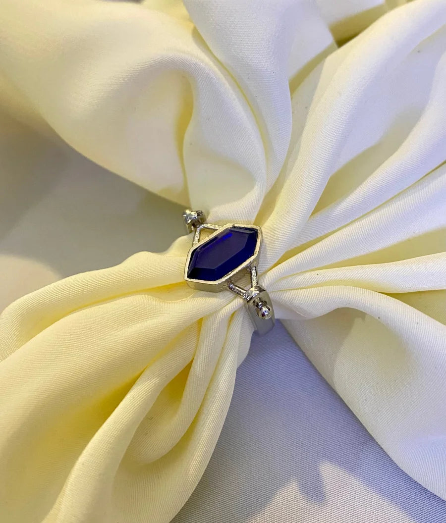 Classic Blue horizon Stone Ring