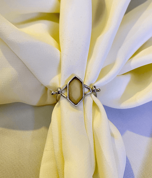 Classic Golden Glow Stone Ring