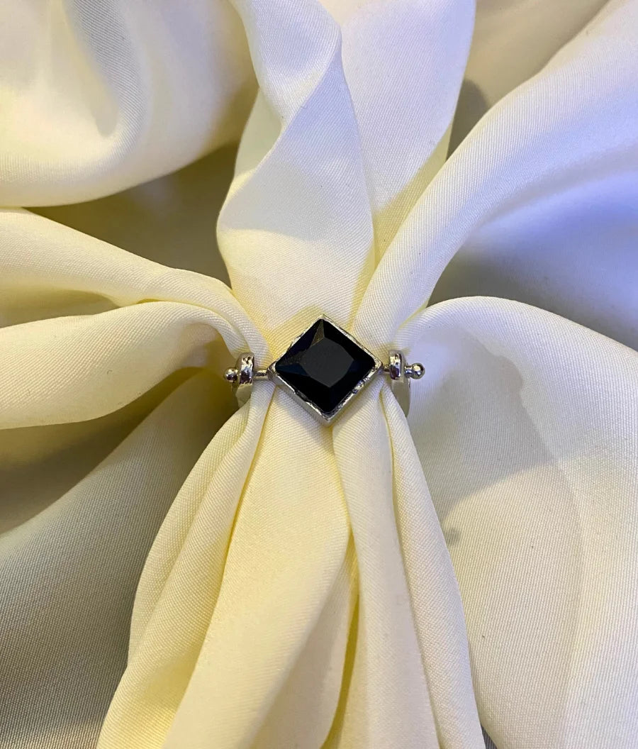 Crystal Moon shadow Stone Ring