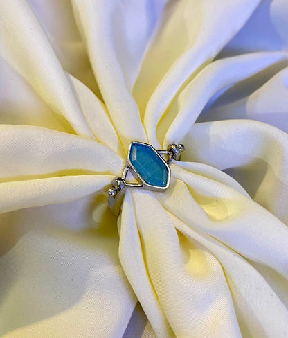 Classic Mist Sky Stone Ring