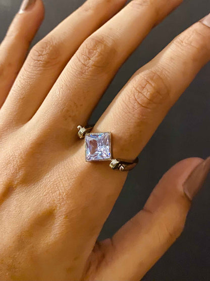 Crystal Moonlight Stone Ring